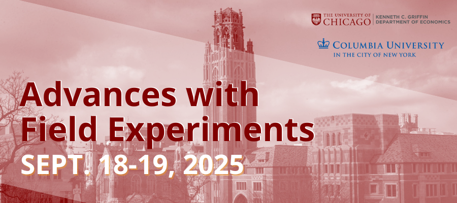 Advances with Field Experiments Conference 2025 Cover
